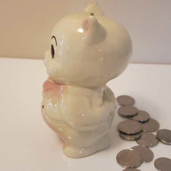 Vintage Porky Pig ceramic Bank EUC - Picture 7 of 8
